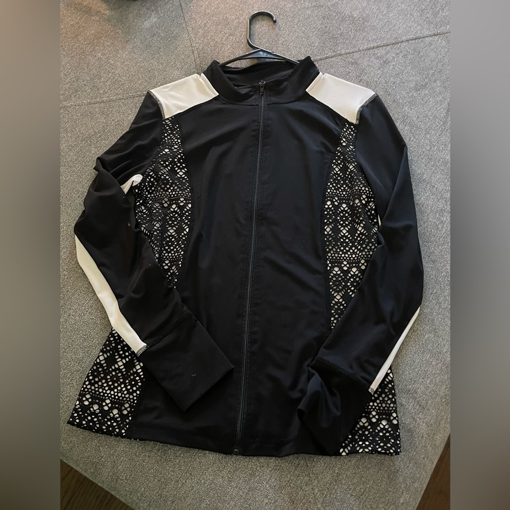 Material girl zip up Large